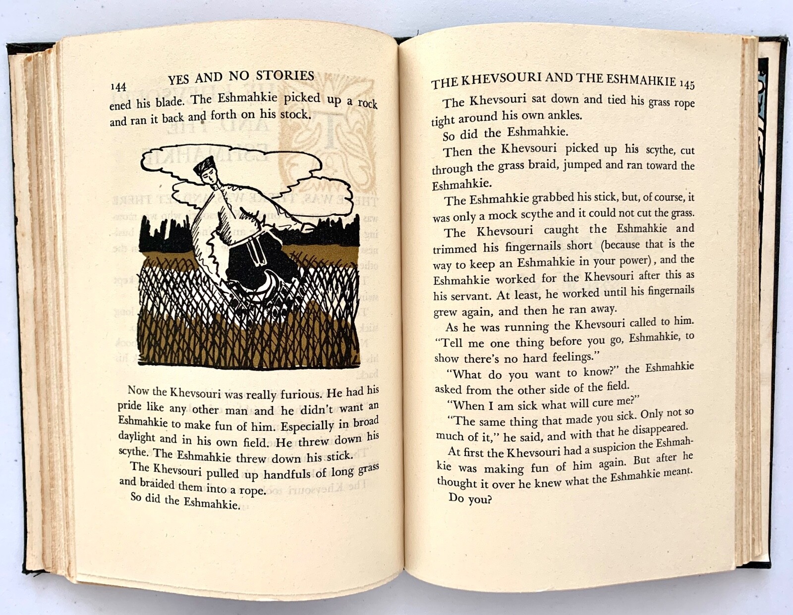 YES AND NO STORIES Georgian Folk Tales by George & Helen PAPASHVILY HC 1946 1st