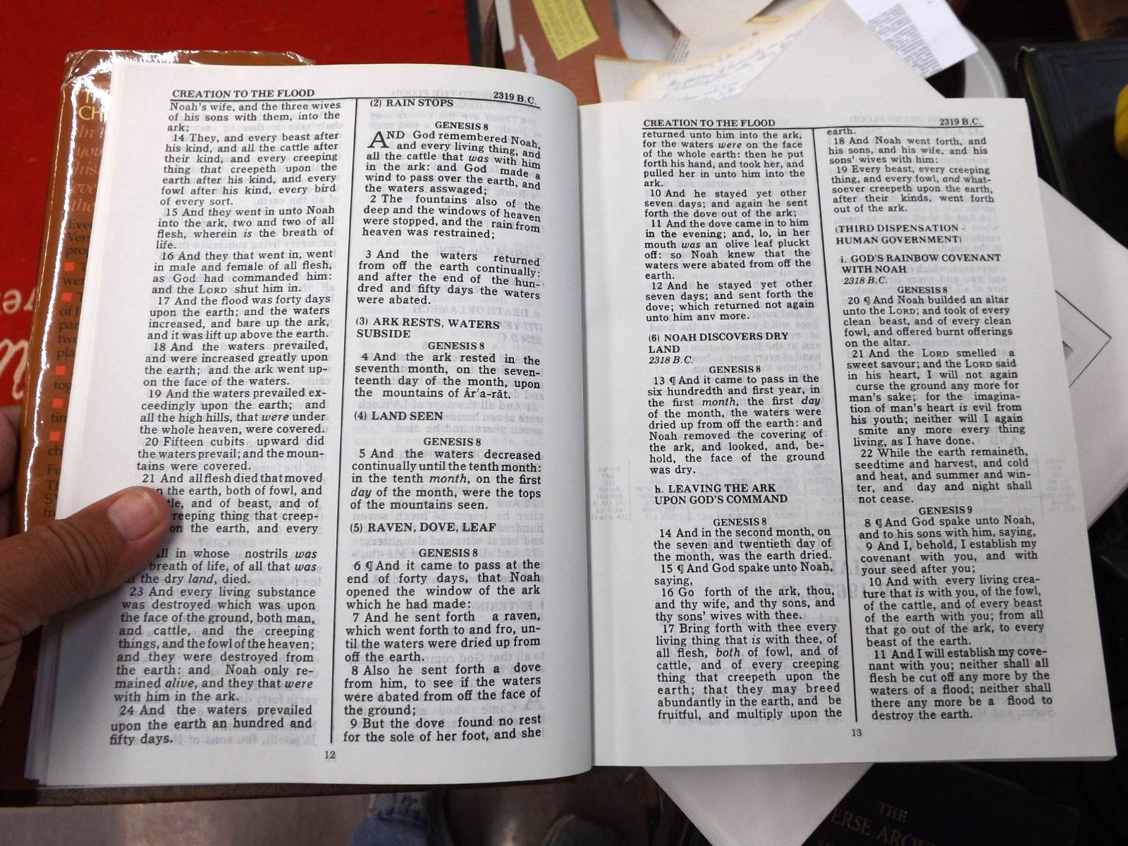 THE REESE CHRONOLOGICAL BIBLE 1982 HB DJ 1,613 PAGES KJV FREE SHIPPING