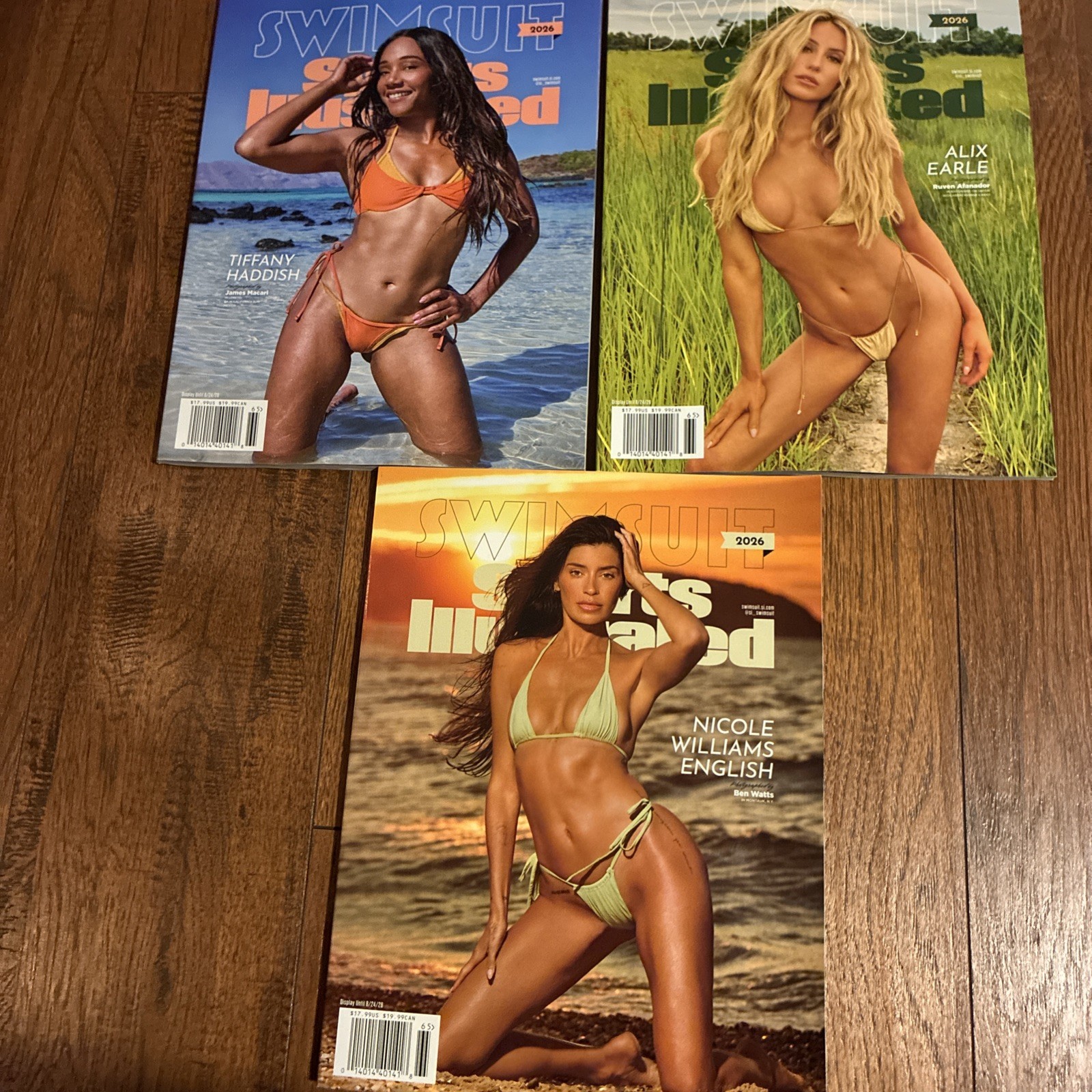 Sports Illustrated Swimsuit May 2026 Alix Earle Haddish English lot of 3