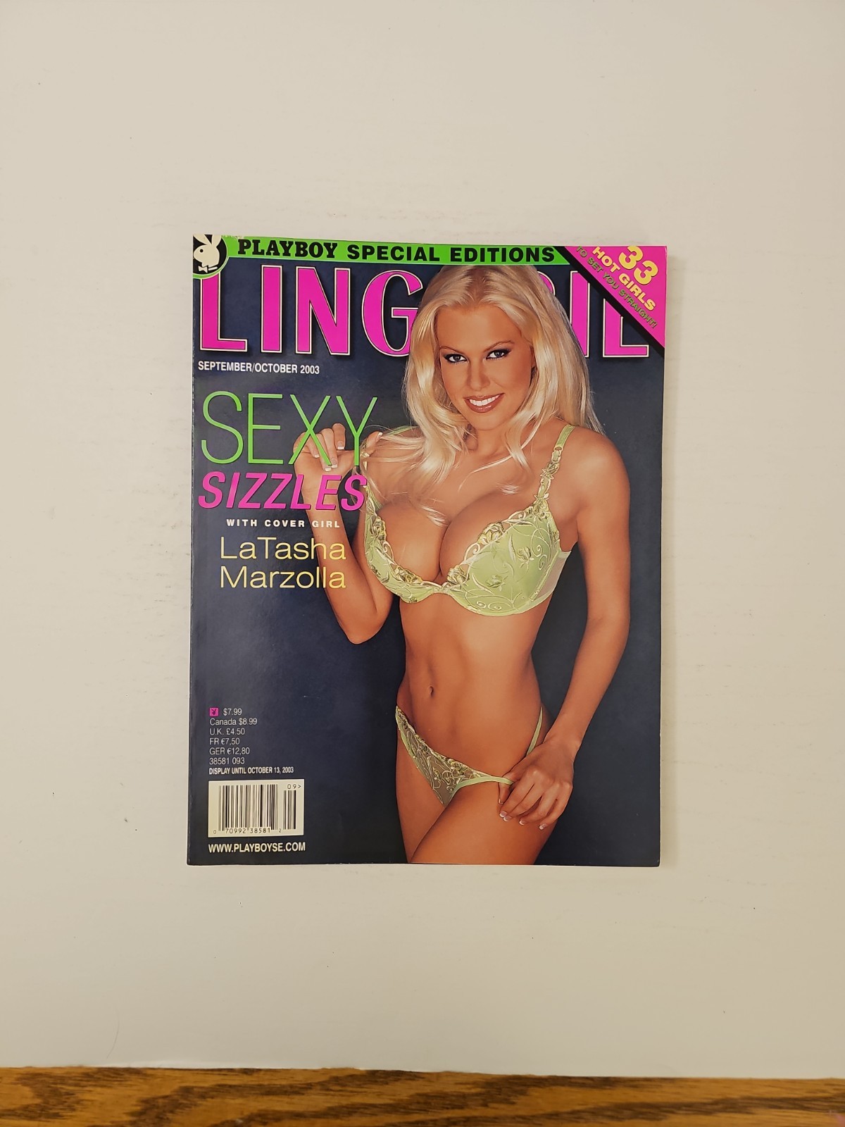 Playboy Special Edition – Lingerie September October 2003 LaTasha Marzolla 🔥