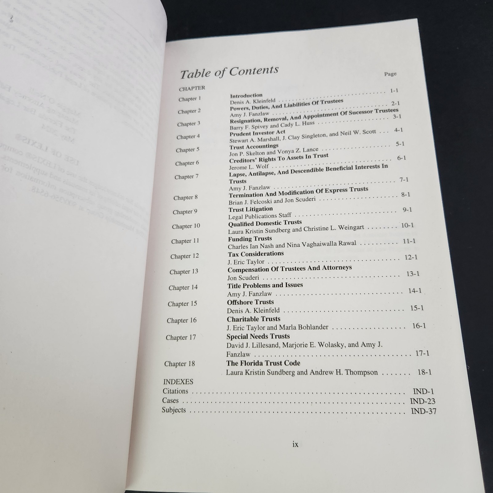 Administration of Trusts in Florida 12th Edition The Florida Bar CLE LexisNexis