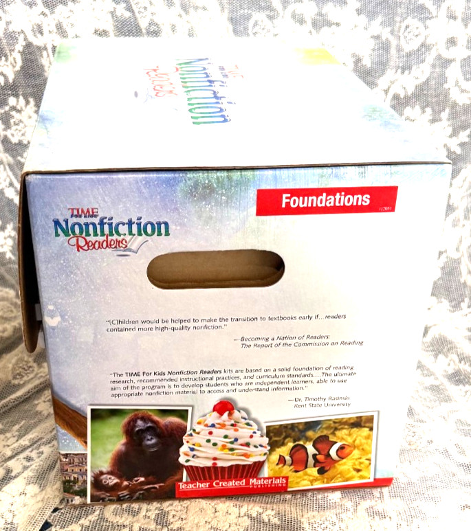 Time for Kids Nonfiction Readers Foundations Boxed Set For Teachers Home School