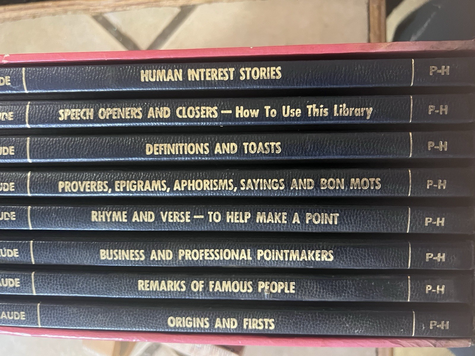 Jacob M. Braude&rsquo;s Complete Speaker&rsquo;s and Toastmaster&rsquo;s Library (8 Volume Set)