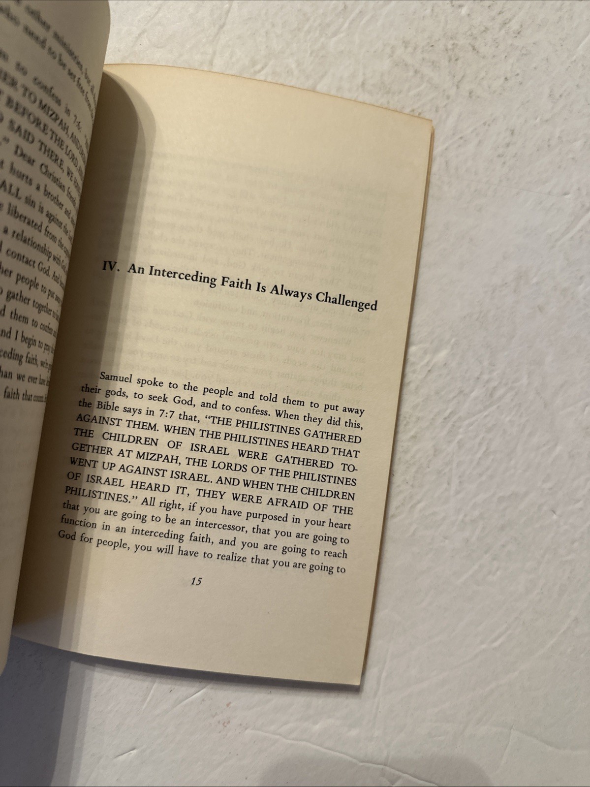 Interceding Faith Elbert Willis Christian Teaching Booklet Vintage Religious