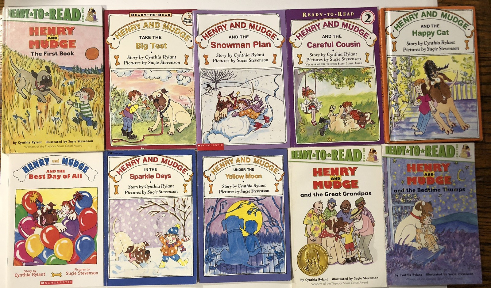 Lot 10 HENRY AND MUDGE Readers Cynthia Rylant
