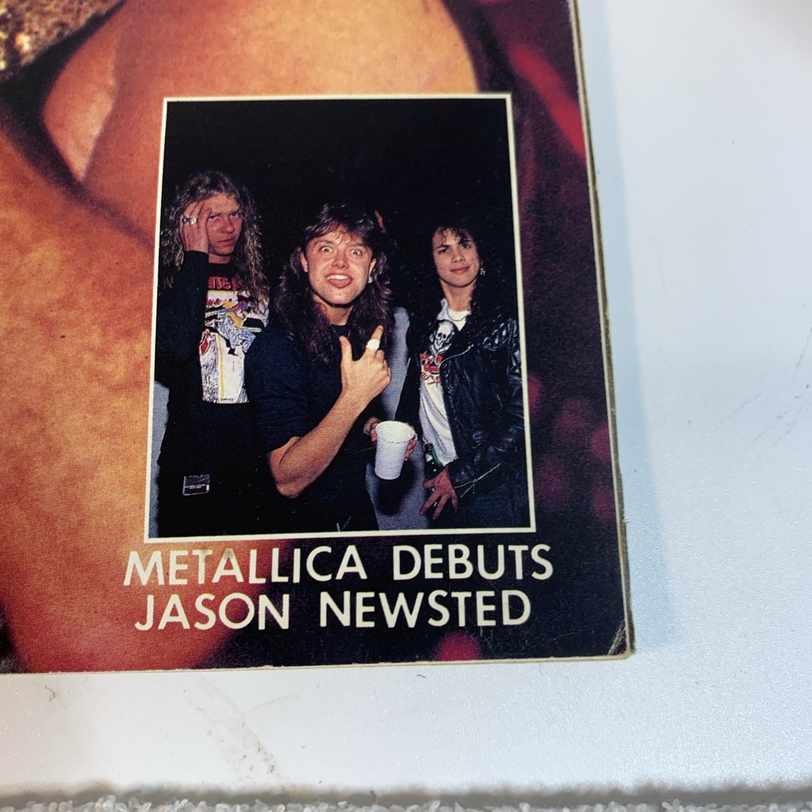 January 1986 Aardschok Magazine Alice Cooper Metallica Metal Church Iron Maiden