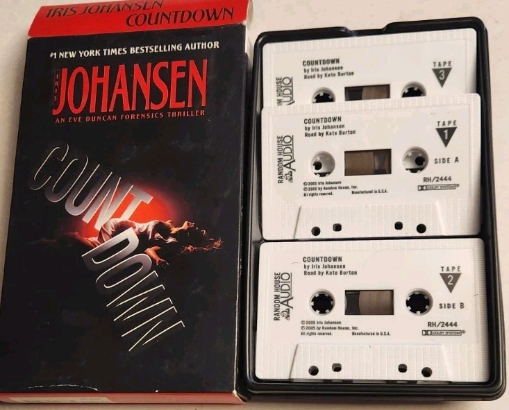 Countdown by Iris Johansen 2005 Audio Cassette Tapes Vintage NYT BEST SELLER