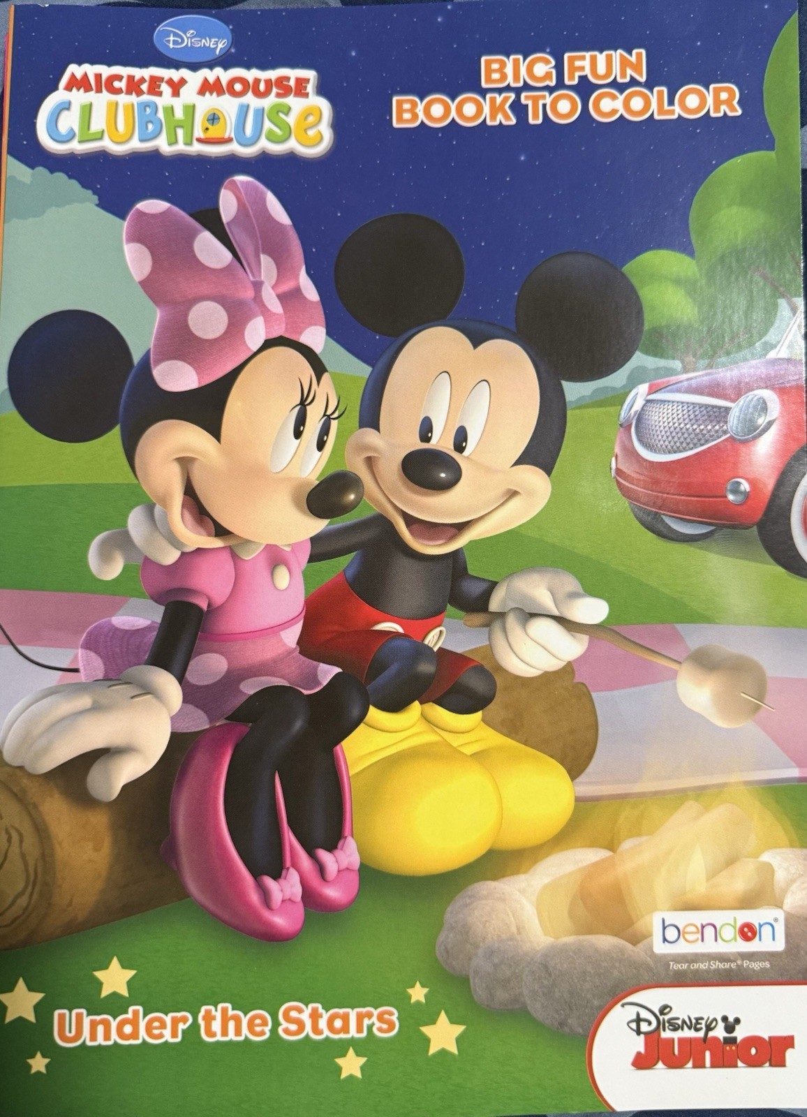 Disney Mickey and Minnie Mouse 2pk Coloring Book! Fun for All Ages Brand New