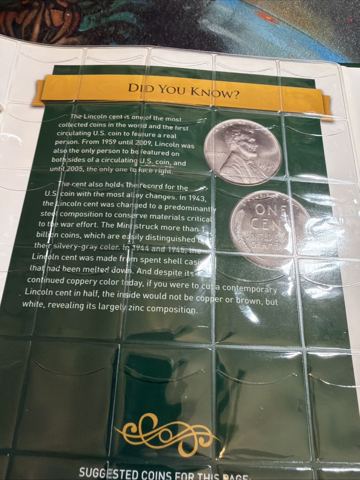 WARMAN&rsquo;S PREMIUM LINCOLN CENT ALBUM – Hardcover *Excellent Condition*