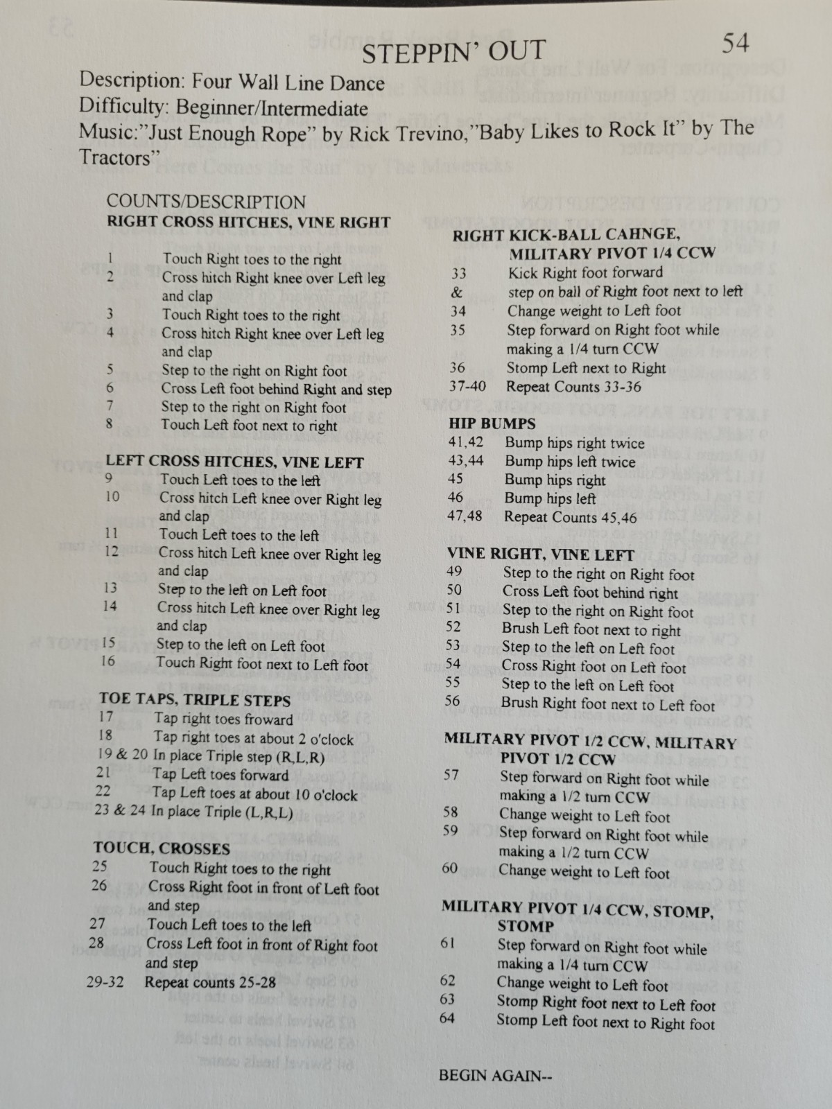 Square Dance Caller Instruction Lot