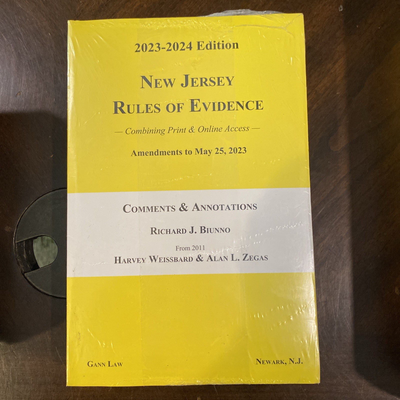 New Jersey Rules of Evidence, 2023-2024 Edition : Amendments to May 25, 2023