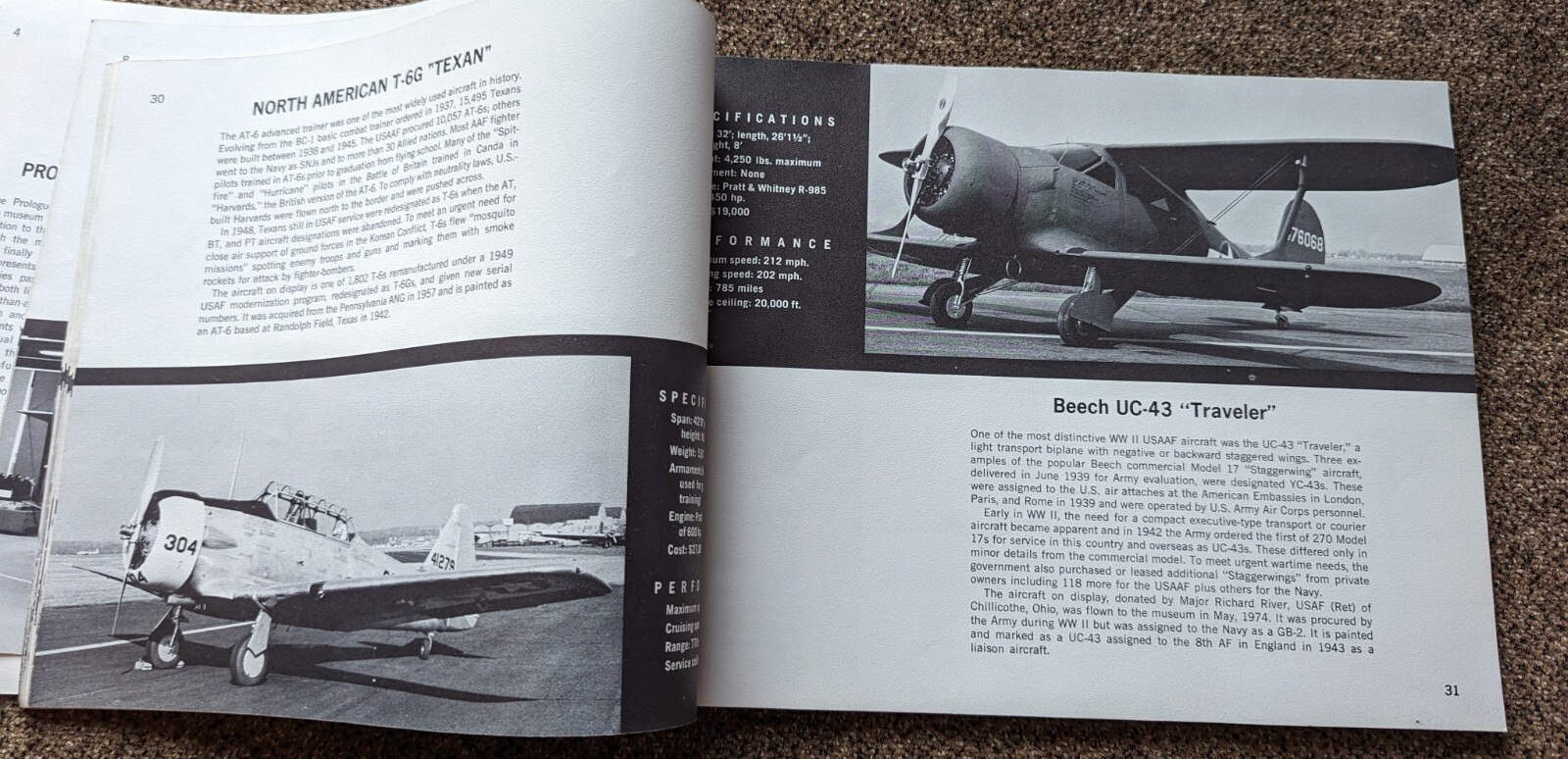 United States Air Force Museum Souvenir & Wright-Patterson AFB Military 1970&rsquo;s