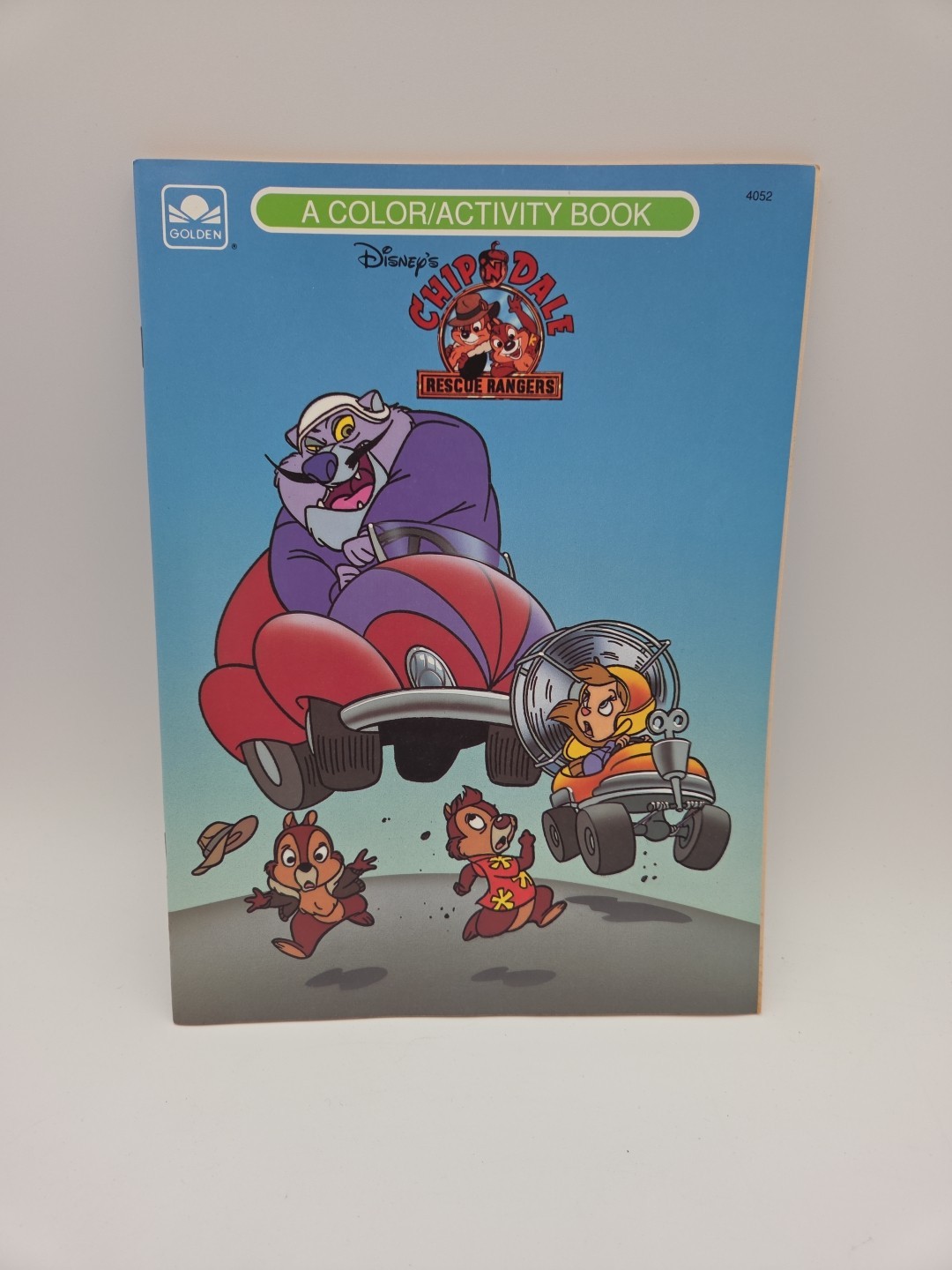 Golden 1989 Color/Activity Book Disney&rsquo;s Chip N Dale Rescue Rangers 4052 – Blank