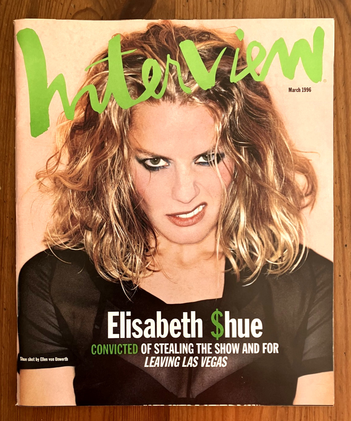 Interview Magazine – March 1996 – Elisabeth Shue, Natalie Portman – Near Mint