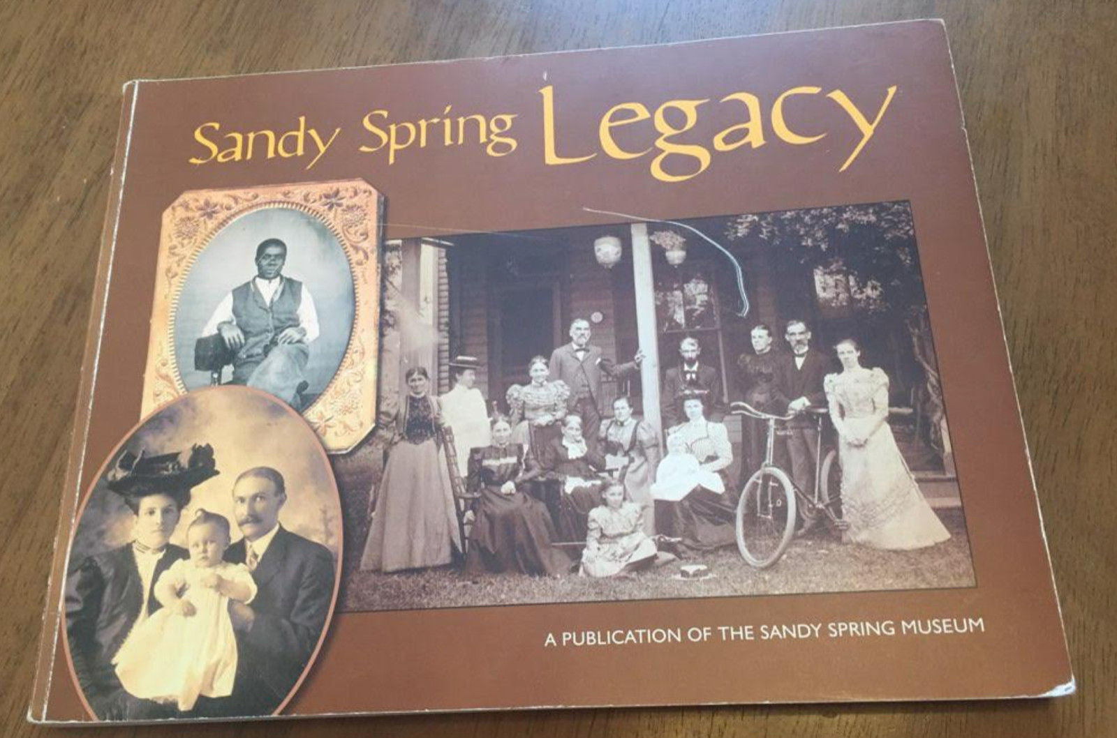 Sandy Spring Legacy RARE PAPERBACK montgomery county maryland 205 PAGES signed