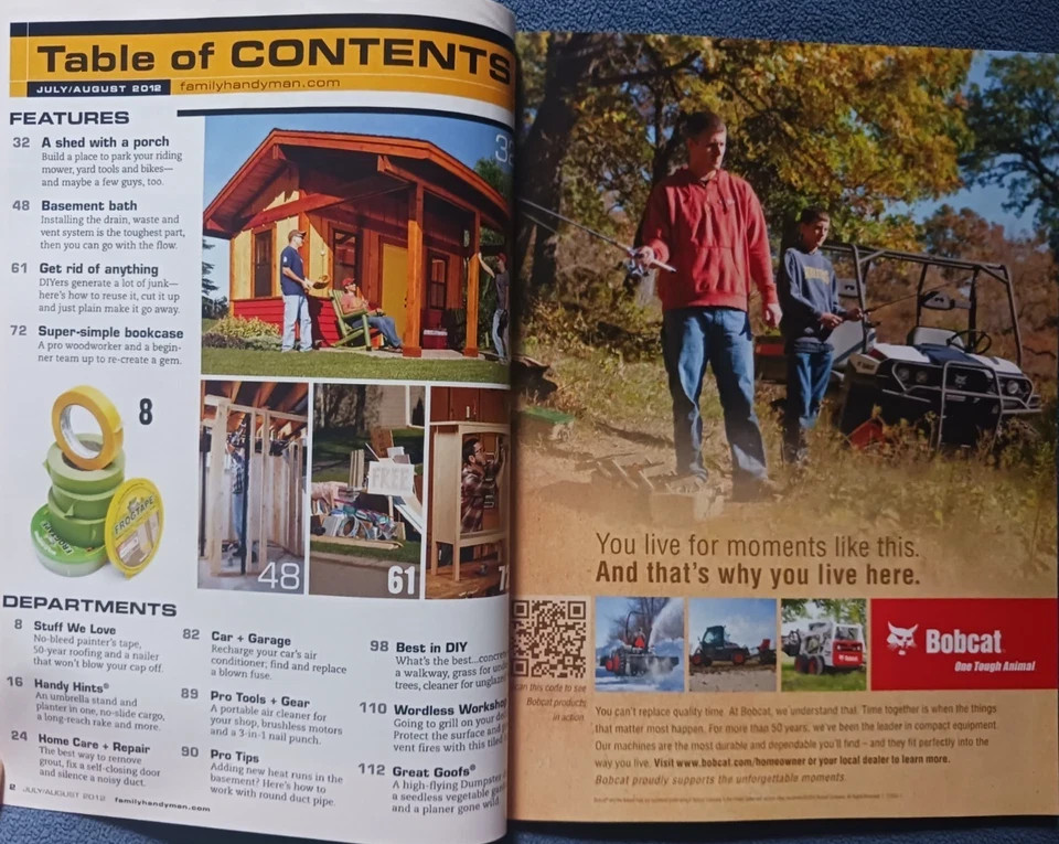 Family Handyman Magazine – 2012 Full Year – Lot Of Ten Issues – Home Improvement