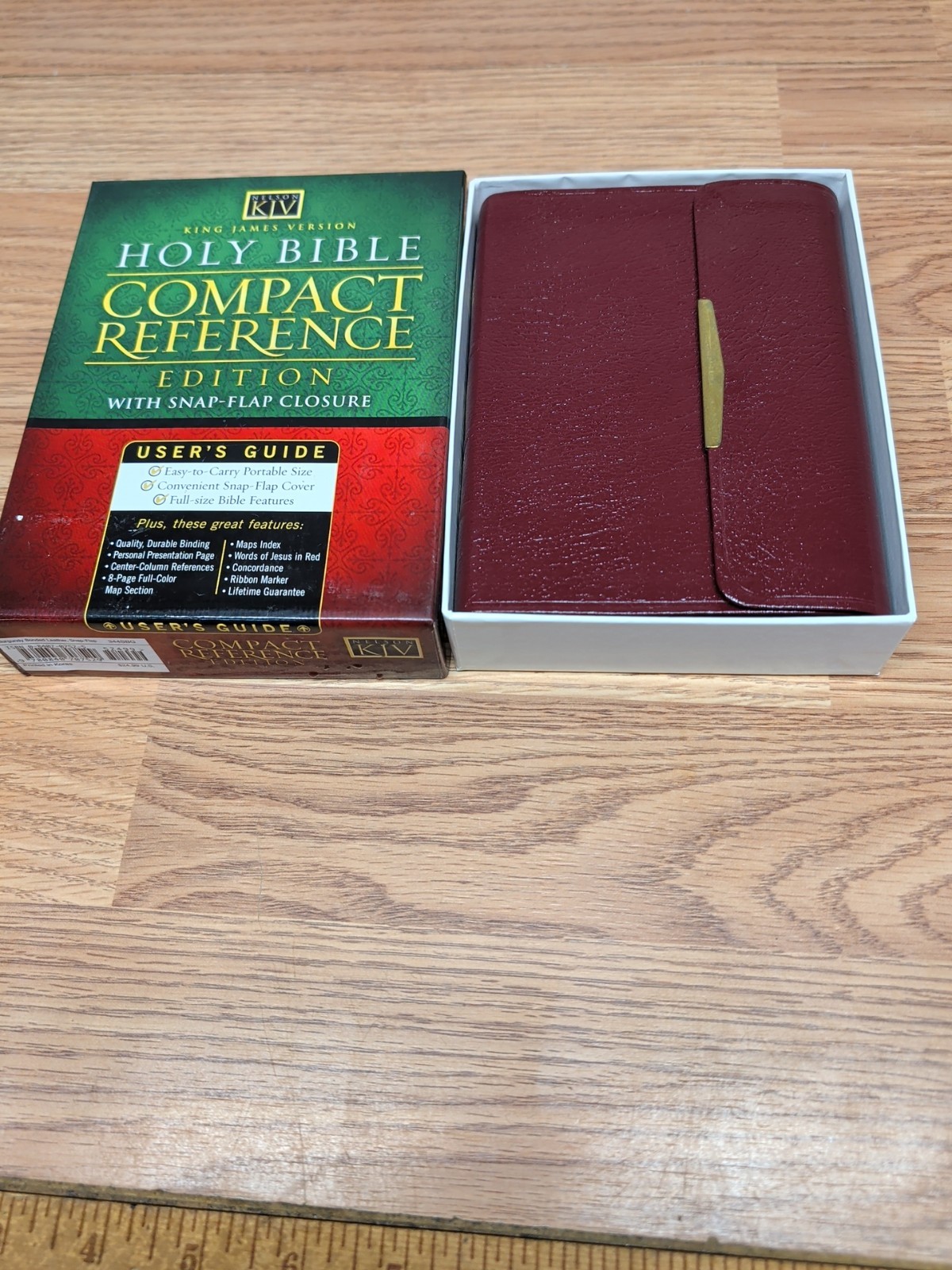 KJV Reference Bible Bonded Leather Center Column Reference New in Box