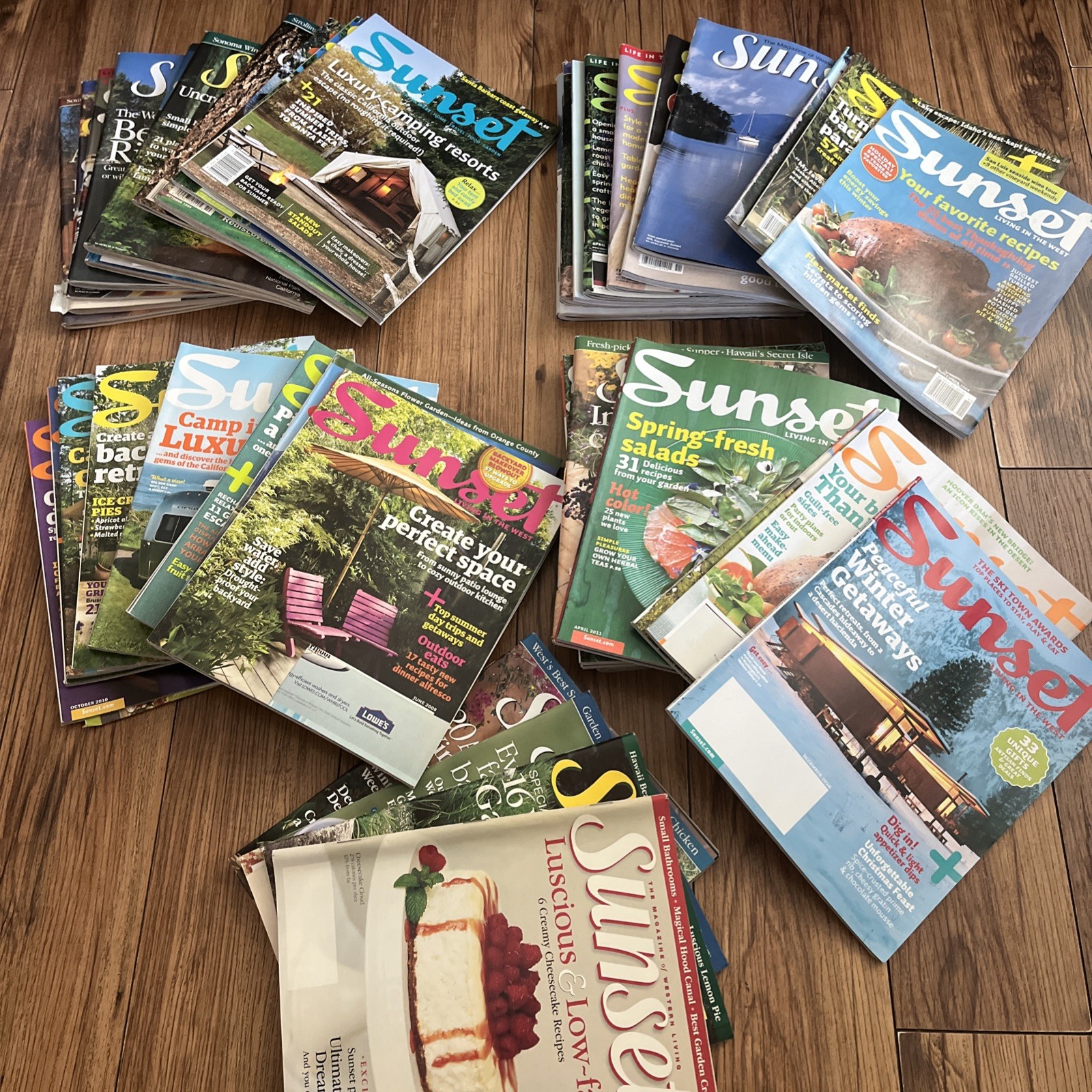 Lot Of 10 Random Pick Sunset Magazines 1960s To 2010s And Beyond . Food,Cooking