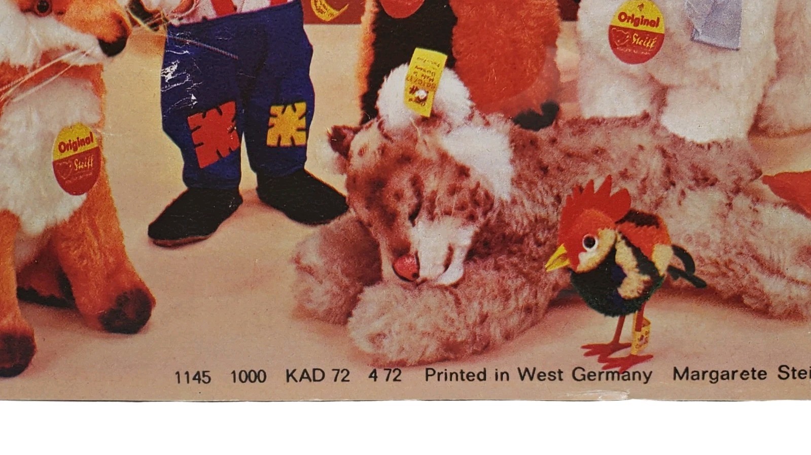 Vtg 1972 Steiff Button Ear Program Catalog 47 Pages From West Germany In German