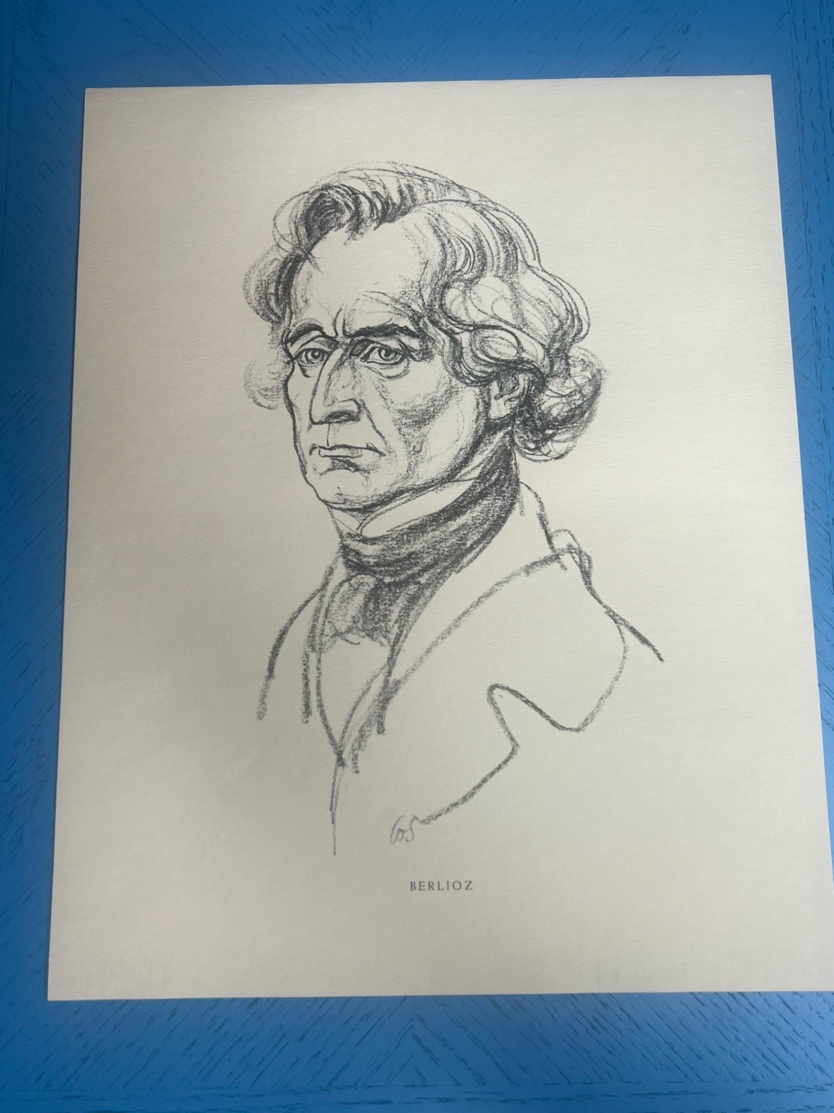 Portfolio 10 Charcoal Portraits of Great Composers 9.75×12.25 Reprints