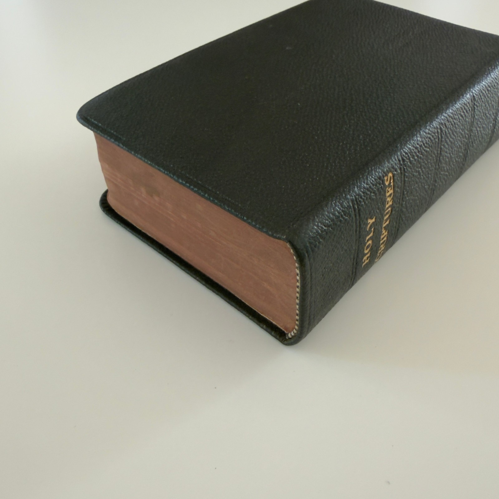 HOLY SCRIPTURES Massoretic Text 1907 Isaac Leeser 24 Books ENGLISH Leather Bible