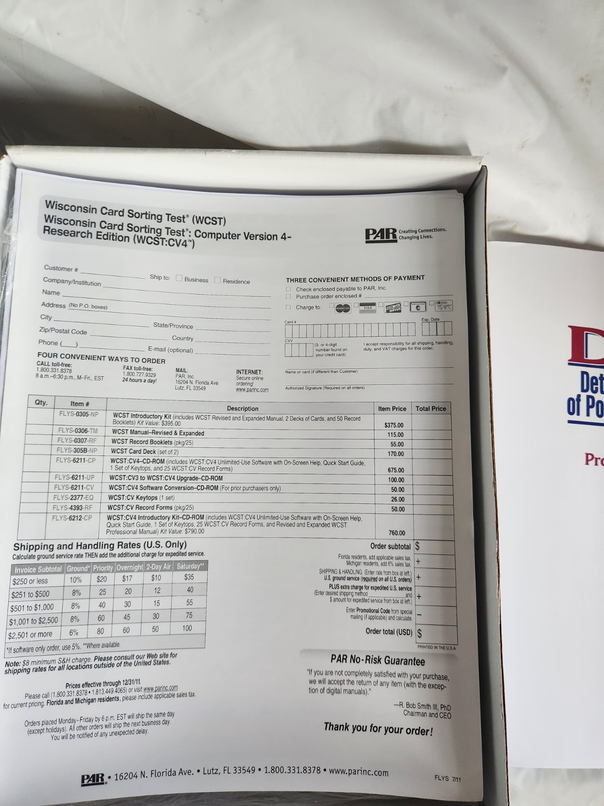 PAR 4741-KT Detailed Assessment of Posttraumatic Stress (DAPS) Complete Kit