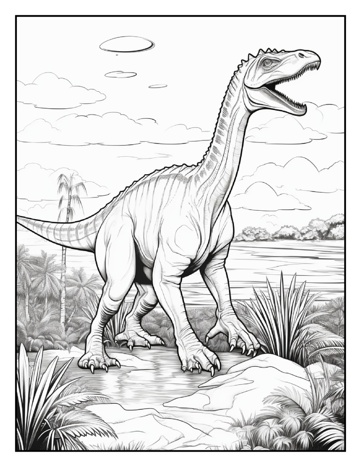 « Cute Dinosaur Coloring Book | Easy, Cute & Relaxing Designs | Perfect Gift Ide
