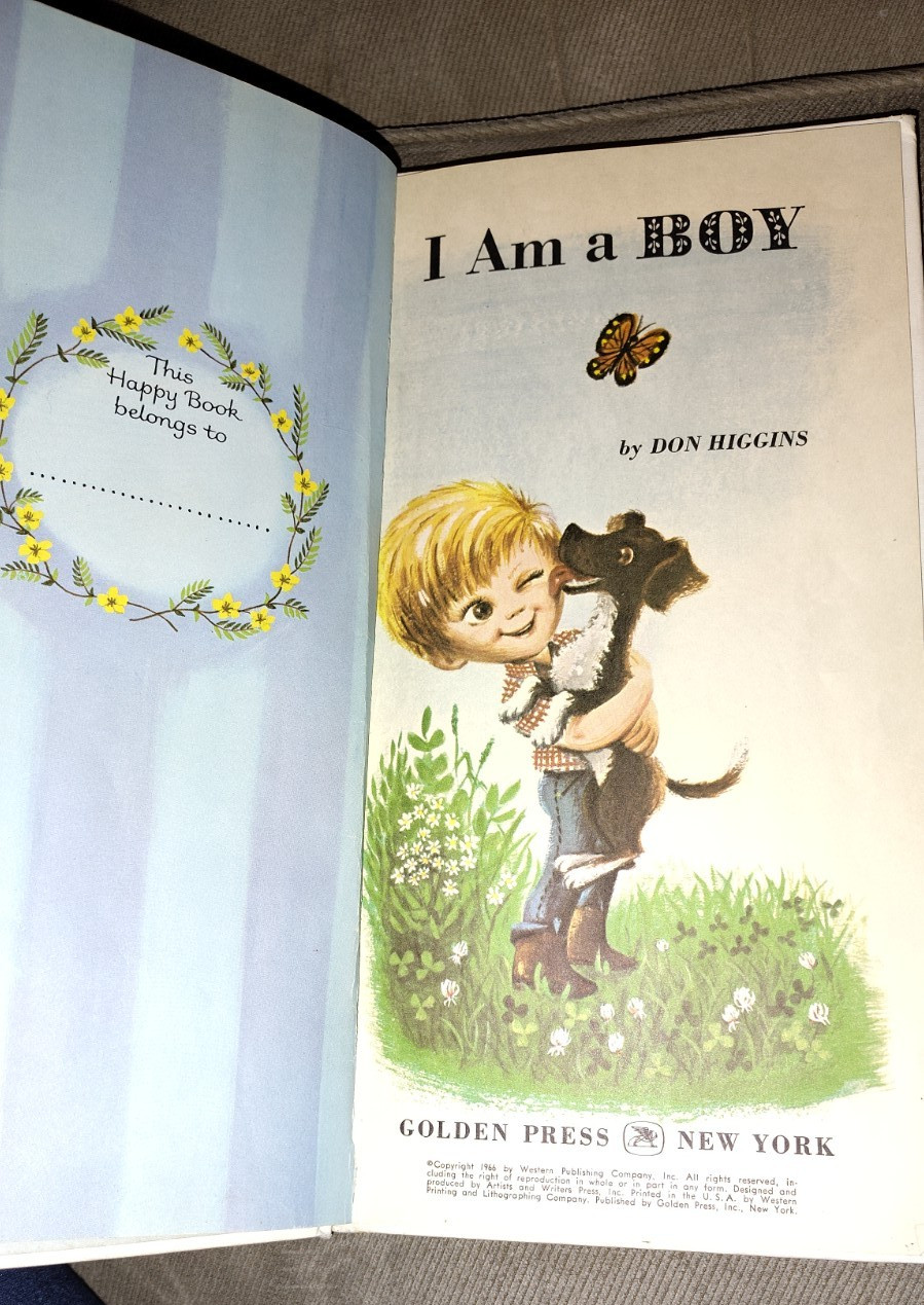 VINTAGE 1966 GOLDEN HC BOOK I AM A BOY ORIG NIC 6.75 X 12.25 IN ORIG ESTATE