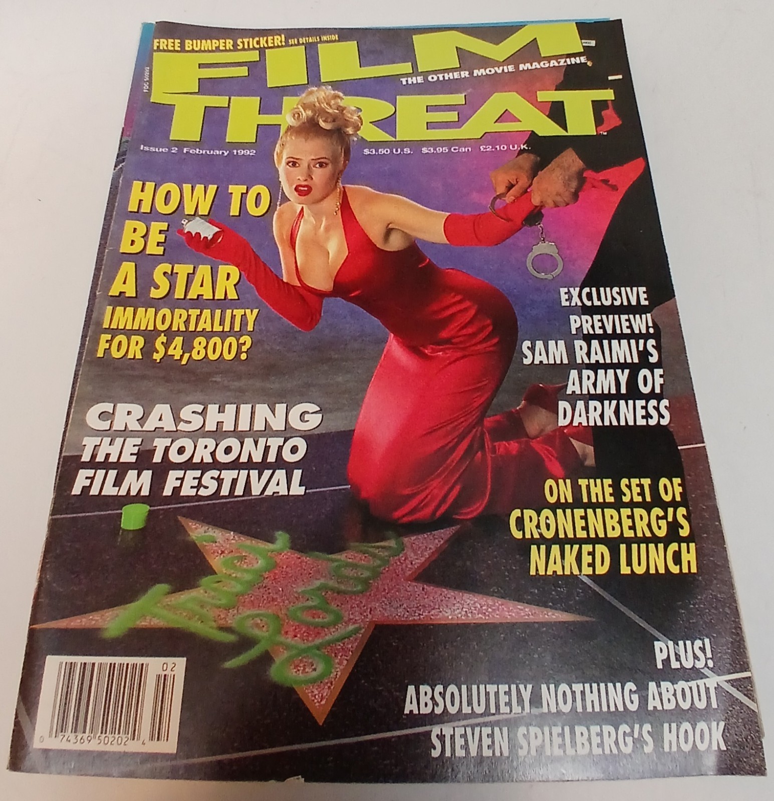 Film Threat Video Guide /FILM THREAT Magazine Lot 5 issues ED WOOD Banned Films
