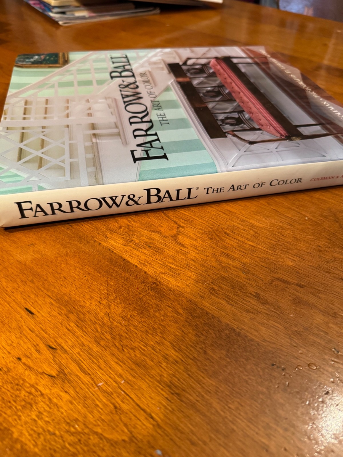 Farrow & Ball The Art of Color Brian D. Coleman Hardcover Large 12.25&Prime;x10 2007