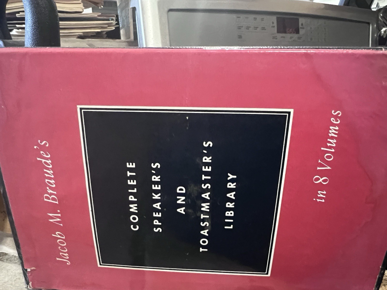 Jacob M. Braude&rsquo;s Complete Speaker&rsquo;s and Toastmaster&rsquo;s Library (8 Volume Set)