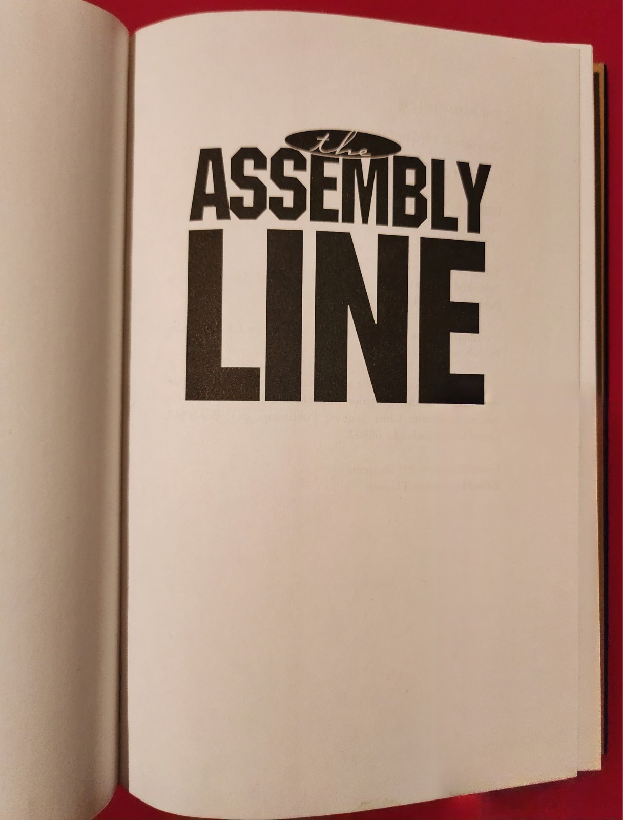 ​The Assembly Line Milt Tenopir Nebraska Cornhuskers Offensive Line Book RARE