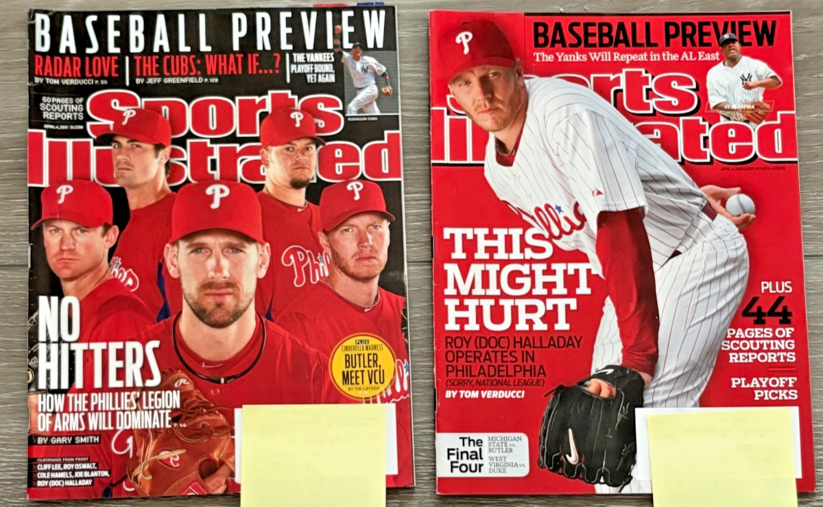 SPORTS ILLUSTRATED Baseball Preview – Lot of 2: 2010 and 2011