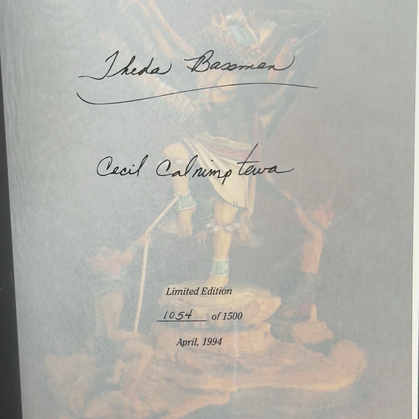 The Kachina Dolls of Cecil Calnimptewa: Their Power Their Splendor 1054 Of 1500