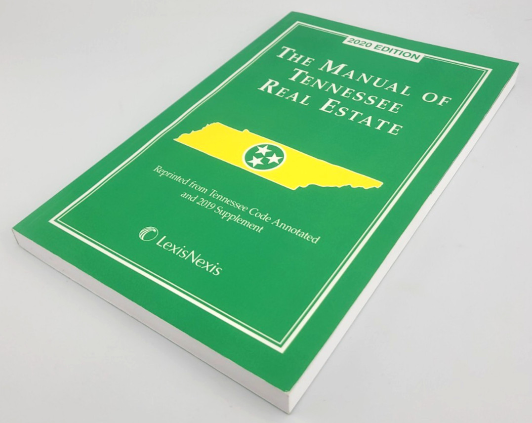 TN Real Estate Manual 2020 LexisNexis Law Textbook Tennessee Broker Agent Exam