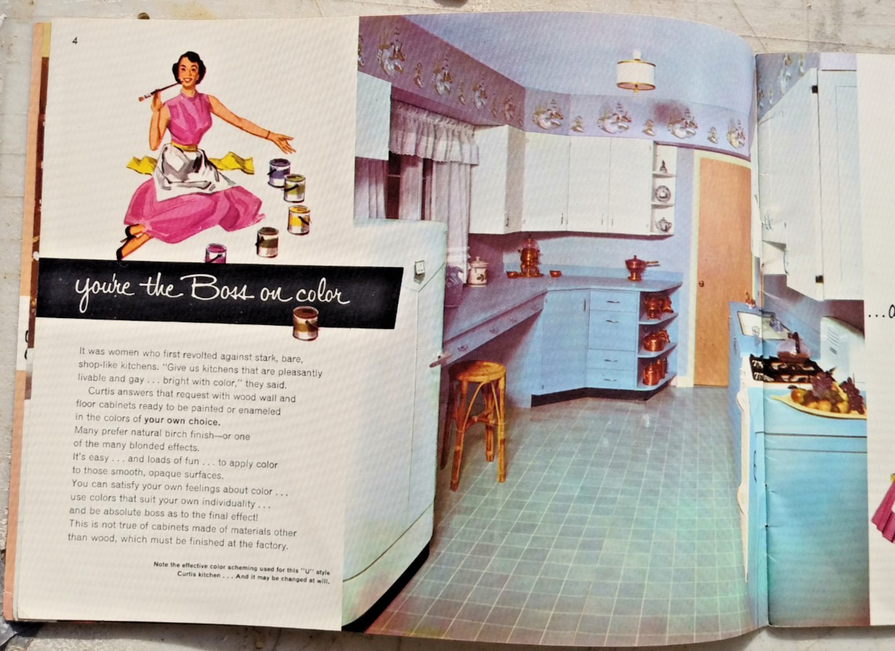 Curtis Kitchen 1952 House Homes Design Planning Mid Century Modern Retro
