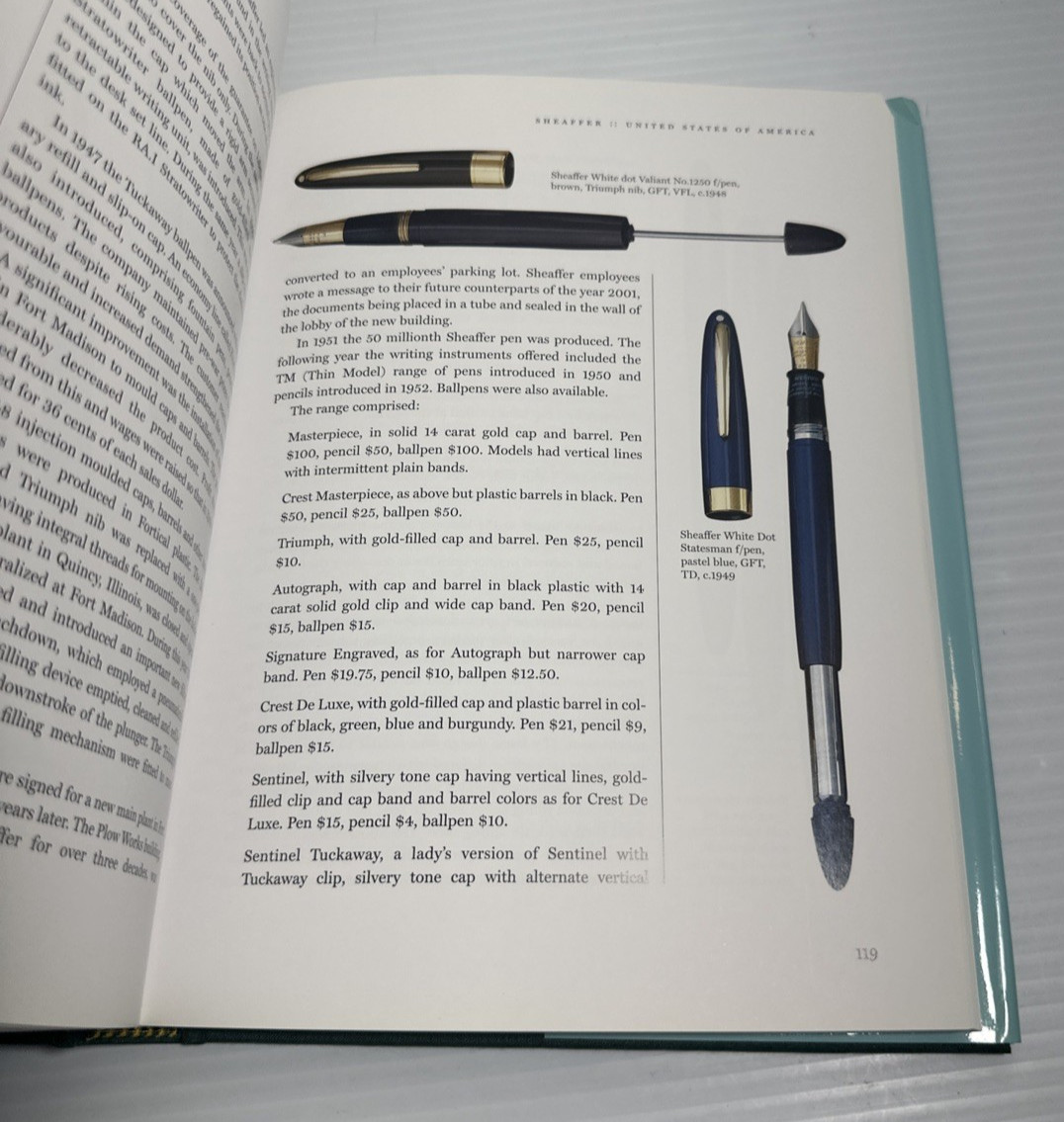Fountain Pens United States United Kingdom Andreas Lambrou 2000 HC DJ History