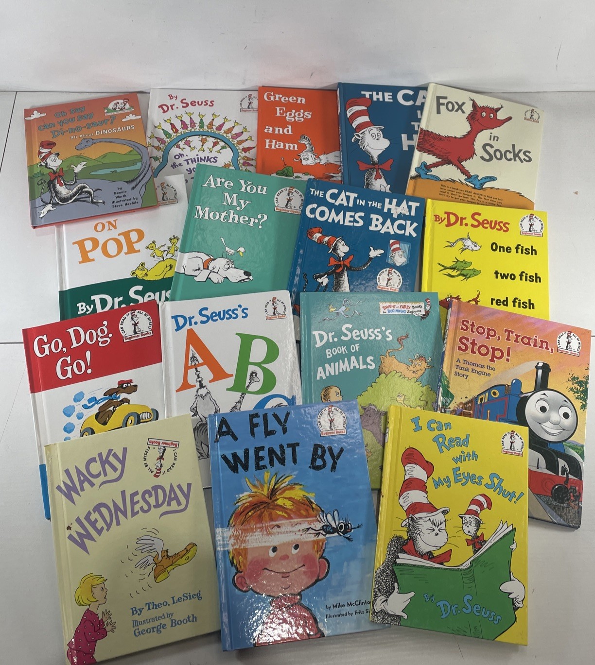 Lot of 10 RANDOM Dr. Seuss I Can Read Beginner Children&rsquo;s Books Hardcover