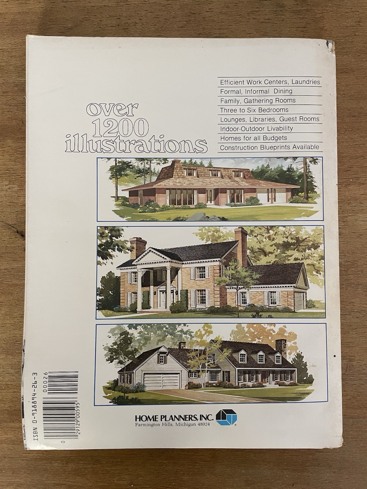 205 Home Plans: Multi-Level Designs Book by Home Planners Inc.