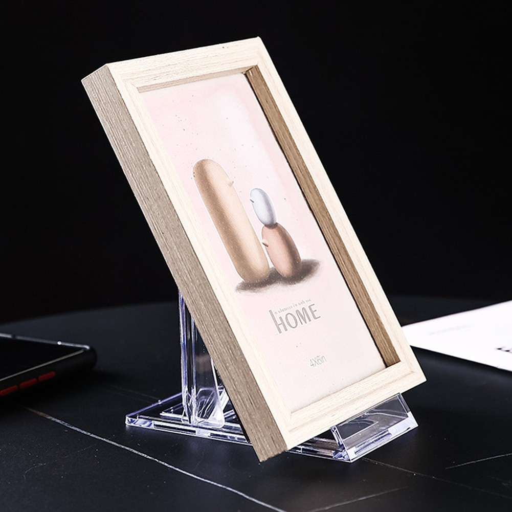 5-20PCS Clear Acrylic Stand Easel for Sports Trading Cards,Photos,Plates,Phones