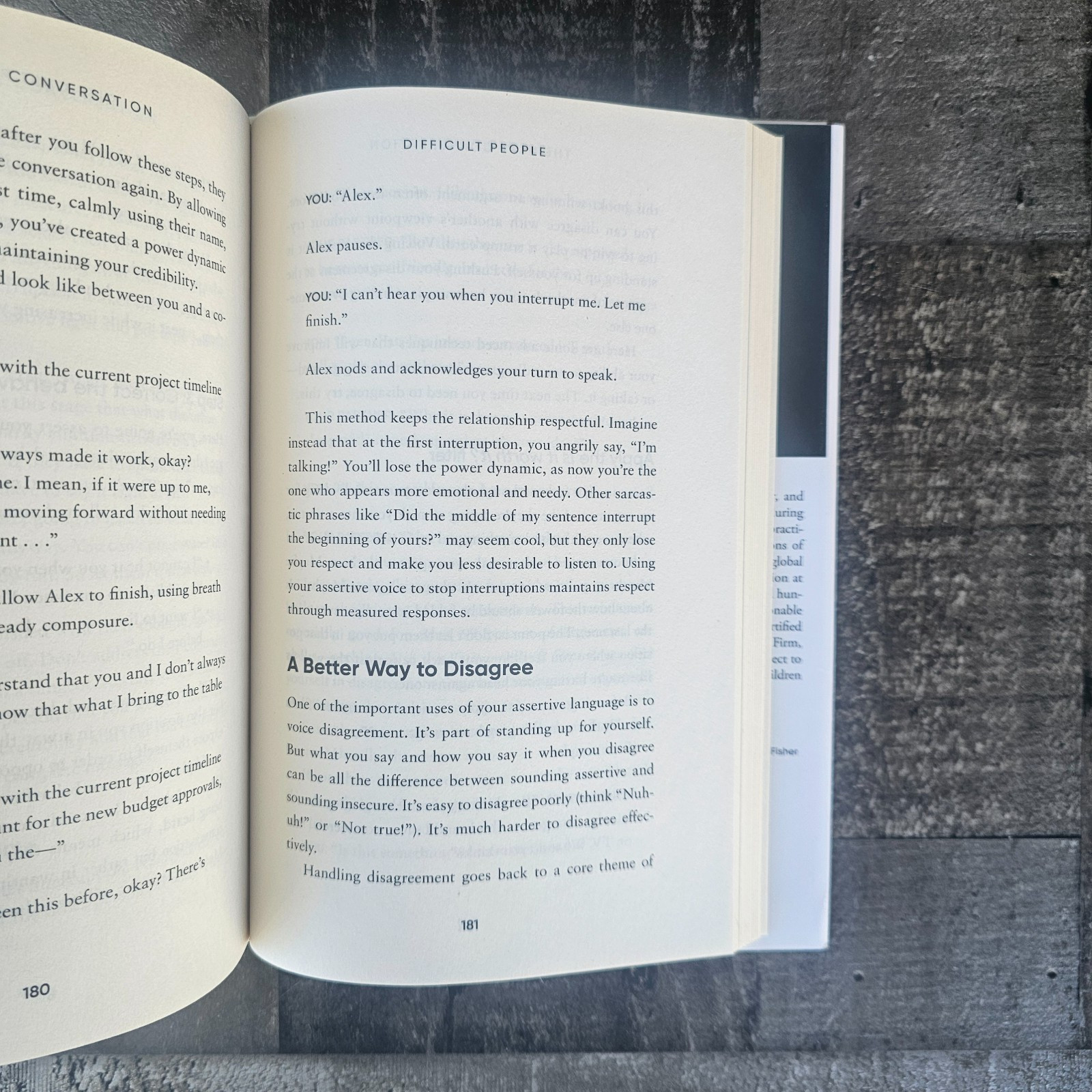 The Next Conversation: Argue Less, Talk More By Jefferson Fisher- LIKE NEW