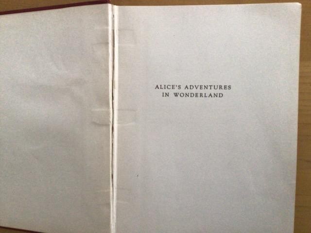 Alice&rsquo;s Adventures in Wonderland 1923 Lippincott edition
