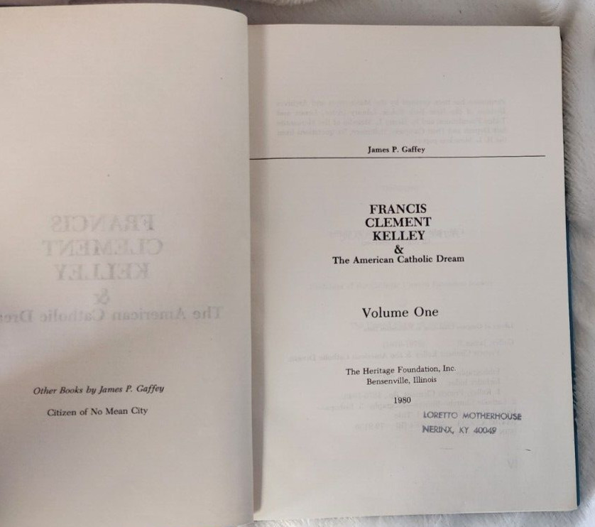 1980 The Heritage Foundation THE AMERICAN CATHOLIC DREAM Francis Kelley GAFFEY