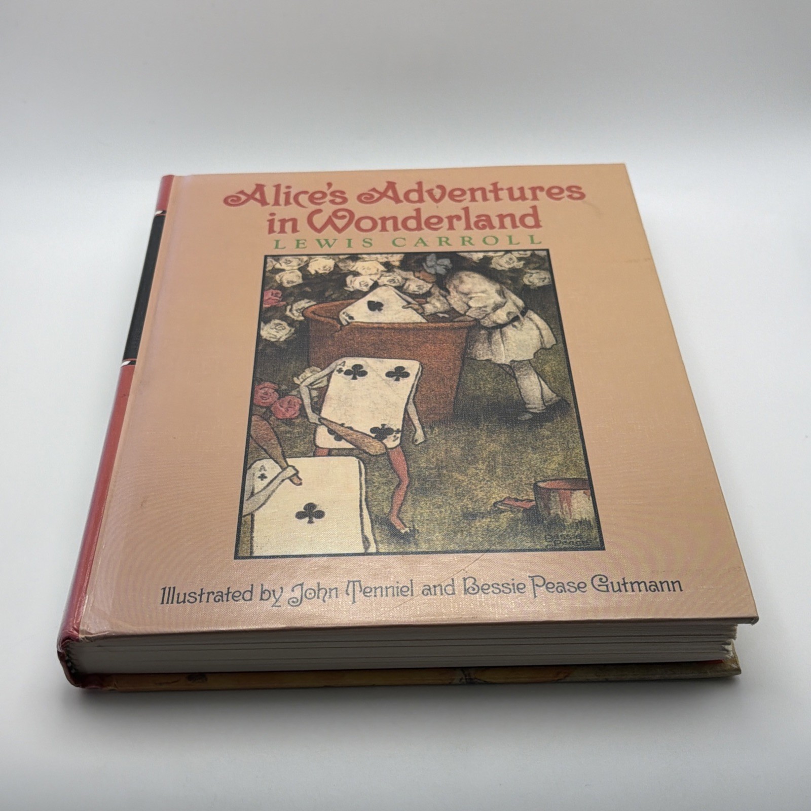 Vintage 1988 Alice&rsquo;s Adventures in Wonderland by Lewis Carroll Hardcover Book