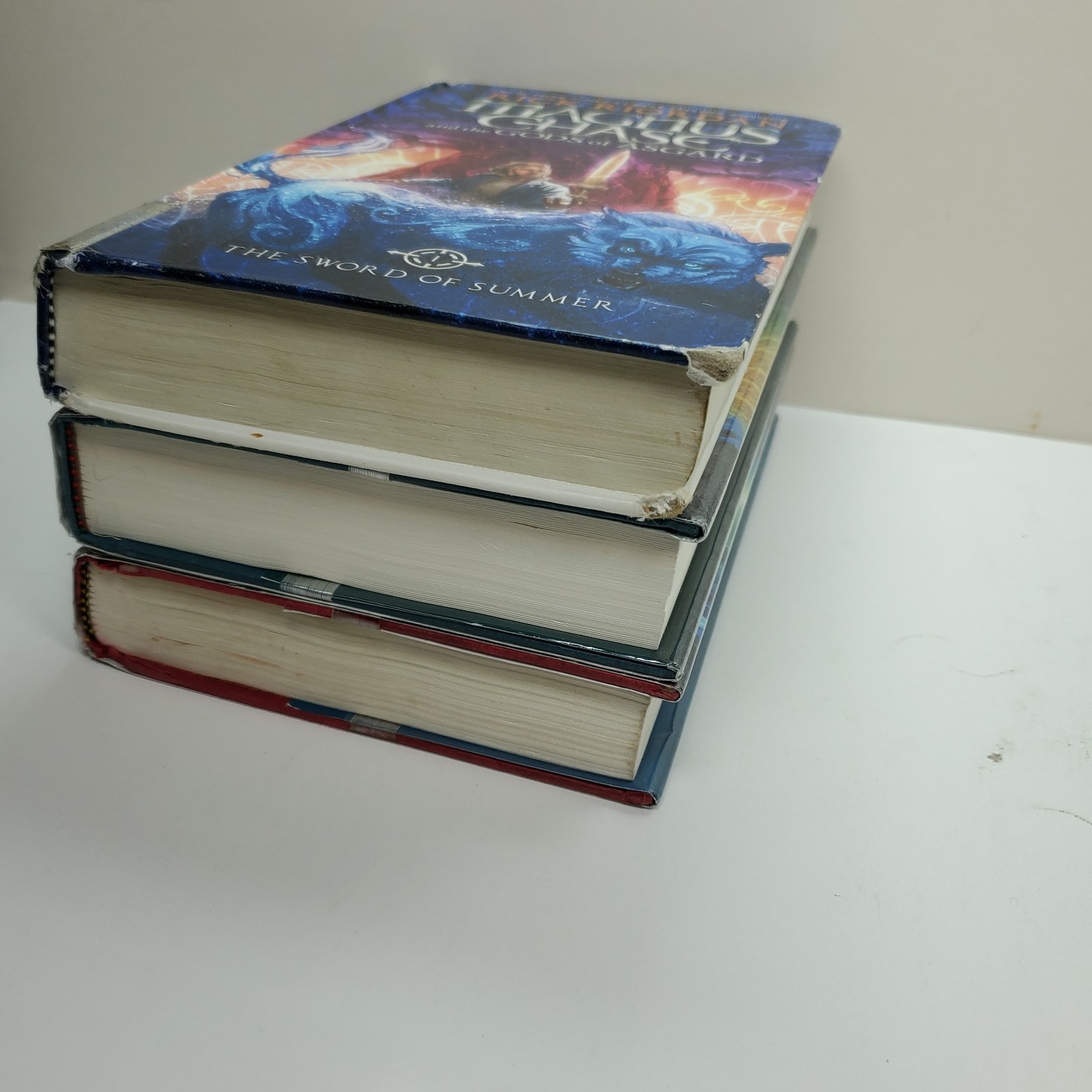Magnus Chase and the Gods of Asgard Set by Rick Riordan, HC Lot Complete 1-3