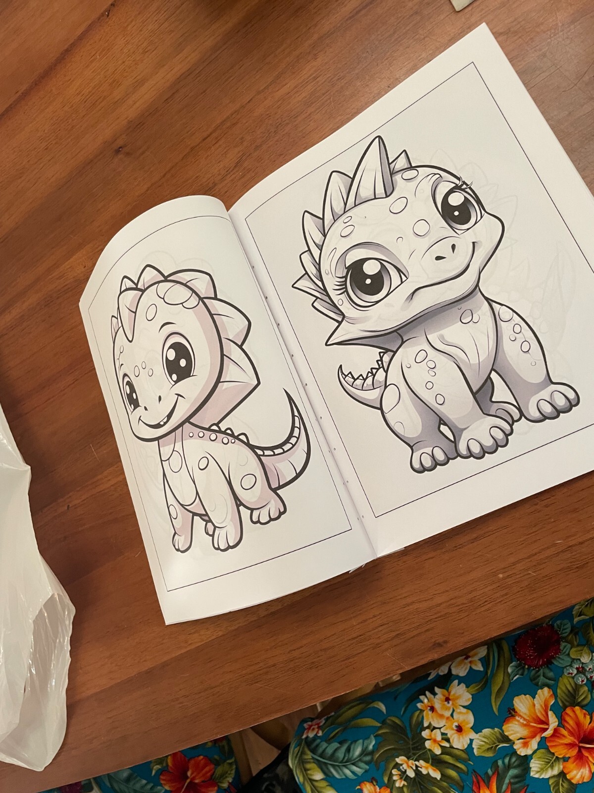 NEw Baby Dinosaur Coloring Book – Fun & 5. Spiral Bound Coloring Book