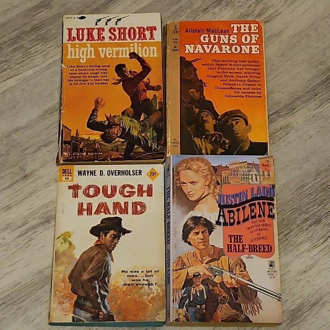 Vintage Western Book Lot of 19 Zane Grey 1st Ed HB Luke Short Max Brand Mixed