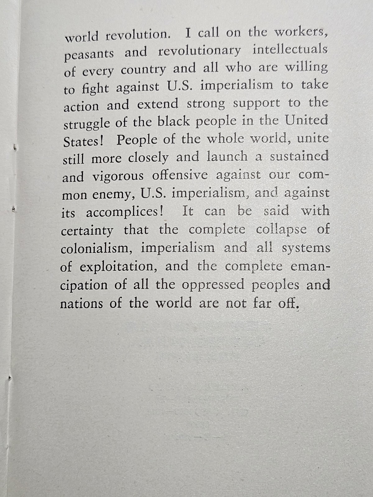 Three (3) Books By MAO TSE-TUNG Printed In 1960s Supporting Civil Rights In USA