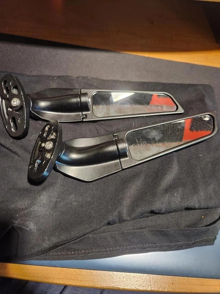 Motorcycle Mirrors Rearview Stealth Mirrors for 2025 Ninja 500 400 650 30
