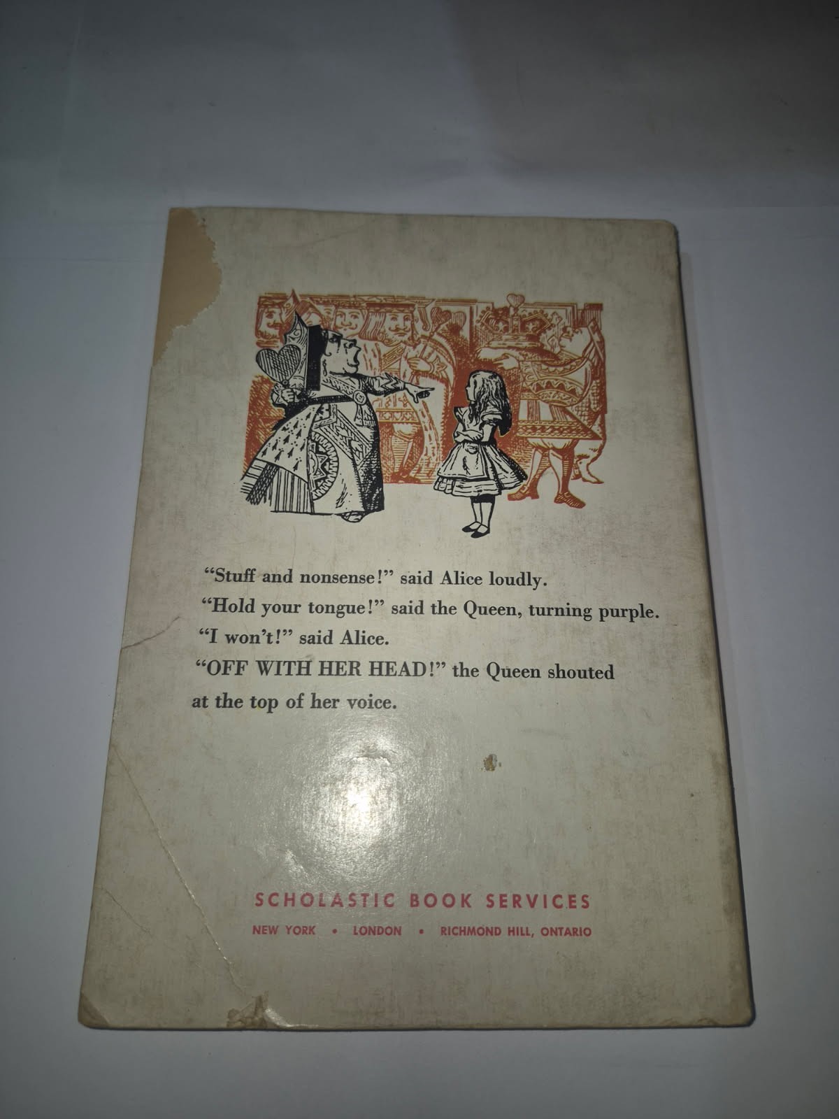Rare “Alice In Wonderland” Lewis Carroll 1st Printing (1966) Scholastic PB EEE